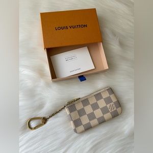 Louis Vuitton Damier Azur key pouch/ key holder